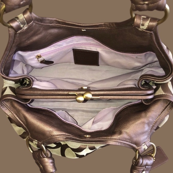 Coach ‘Parker’ Op Art Satchel - Picture 8 of 11